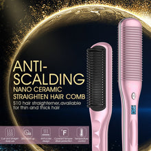 Load image into Gallery viewer, Straight-out- Heated Hair Straightening Comb
