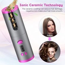 Load image into Gallery viewer, Haumea- Wireless Portable Rotating Ceramic Hair Curler
