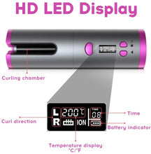 Load image into Gallery viewer, Haumea- Wireless Portable Rotating Ceramic Hair Curler